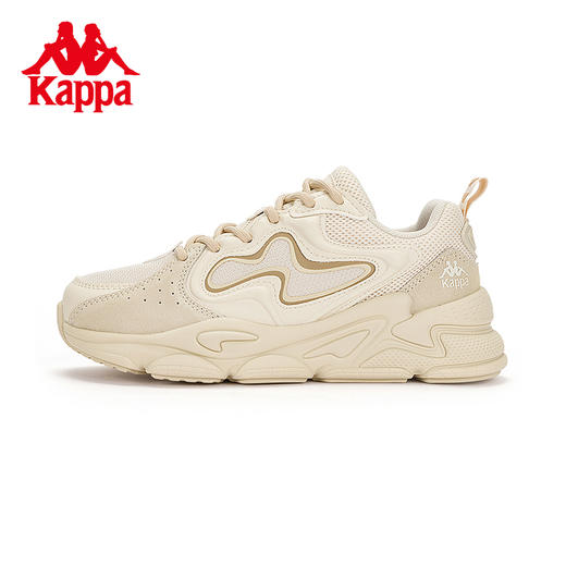 Kappa卡帕潮流跑鞋2023新款情侣男女运动复古跑鞋拼接厚底老爹鞋 商品图1