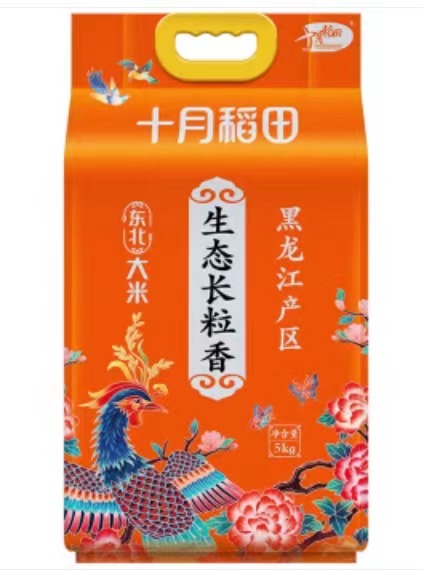 十月稻田 生态长粒香大米5kg（保质期18个月）