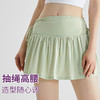基础款丨速干材质 网球裙 瑜伽裙假两件防走光抽绳百褶运动短裙 商品缩略图1