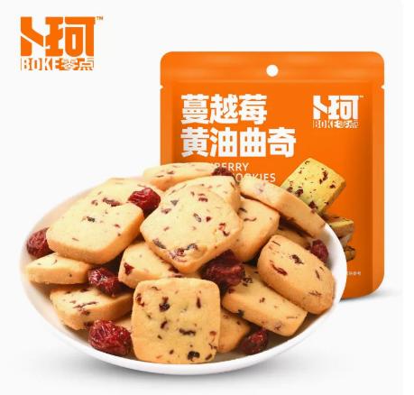 卜珂蔓越莓黄油曲奇100g 商品图0