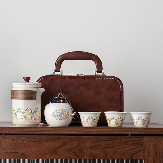 皮质茶具套组 商品图0