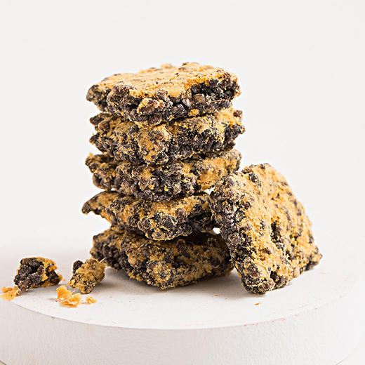 一米市集严选 黑金锅巴(蟹香蛋黄肉松味)108g/袋*2 浓浓乌米香 焦香酥脆 料足味鲜 商品图1