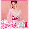 好奇蜜斯Barbie联名半边绒保暖女士家居服V领长袖简约睡裙秋冬款 Hazel 海泽儿 商品缩略图0