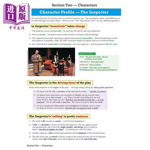 【中商原版】英国CGP GCSE English Text Guide - An Inspector Calls includes Online Edition & Quizzes 商品图1