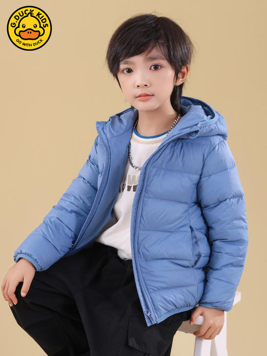 【G.DUCK小黄鸭儿童羽绒服】超轻薄保暖，冬季必备！男女童通用款式，时尚百搭li 商品图0