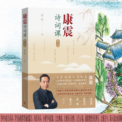 康震诗词课 青少版 康震 著 诗歌词曲 商品图1