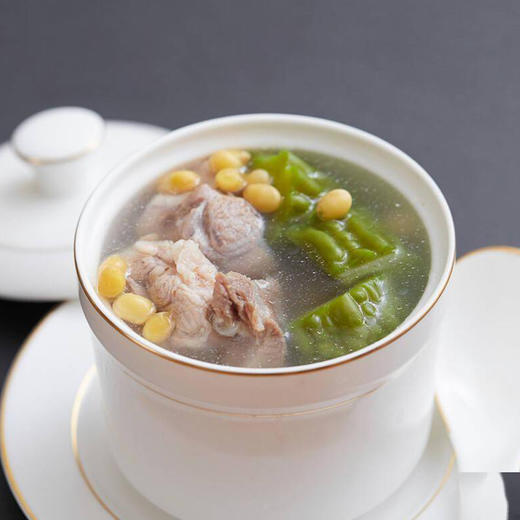 凉瓜黄豆猪展汤（隔水蒸炖） 商品图0