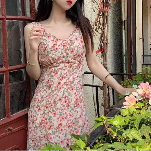 裁缝学苑AQ191法式复古收腰长裙子V领吊带裙连衣裙纸样裁剪衣服板 商品图5