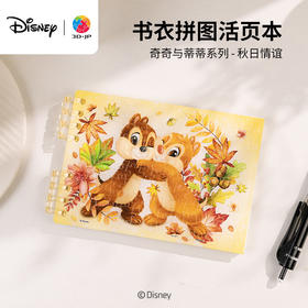 124片 活页书衣拼图系列 奇奇与蒂蒂系列-秋日情谊