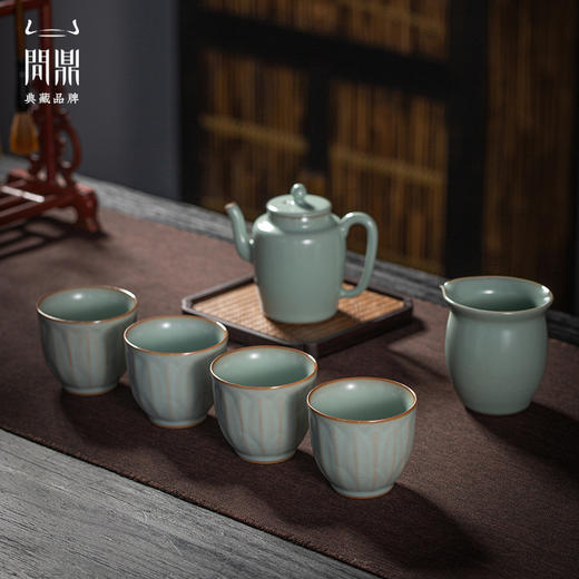 问鼎汝瓷鼎峰系列天青碧虚杯 商品图0