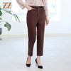 佐尔美秋季新款 休闲百搭弹力腰长裤女E23KC20 商品缩略图2