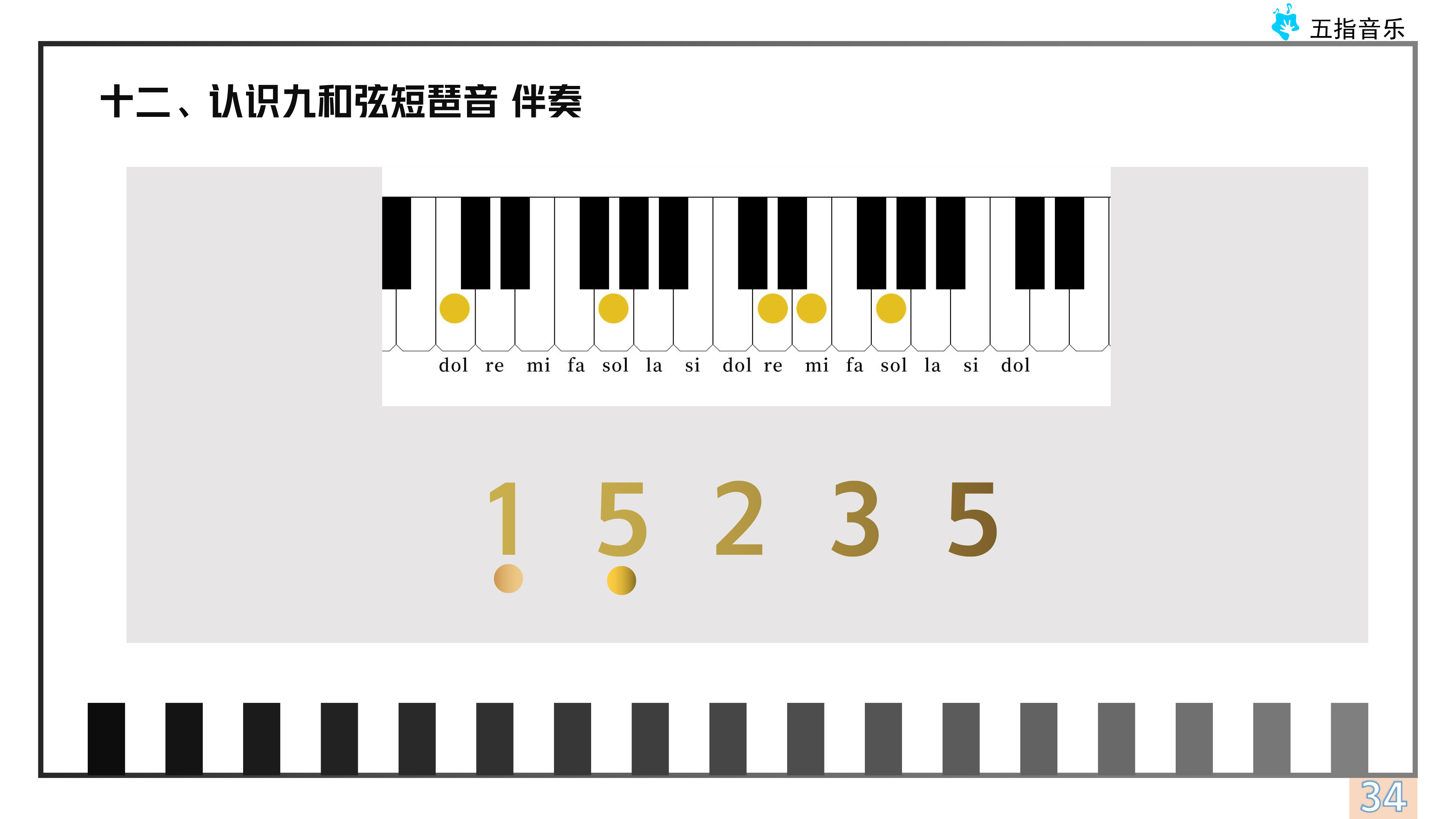 伴奏型11：《九和弦短琶音运用》