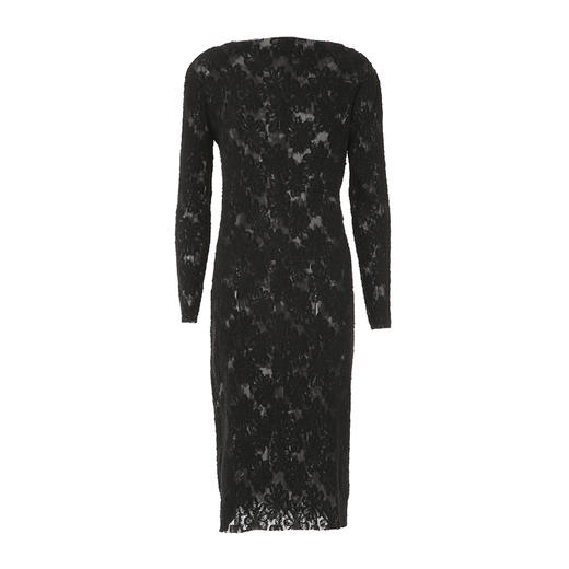 VIMAGE纬漫纪秋季新款时尚优雅通勤显瘦收腰蕾丝连衣裙V2007615 商品图5