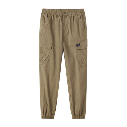 骆驼男装工装裤子男春夏2025新款户外宽松运动束脚百搭休闲长裤 M13CAWI119 商品图4