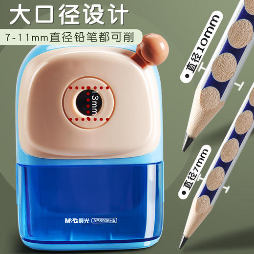 晨光大口径卷笔刀粗三角铅笔削笔器 商品图1