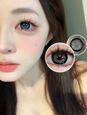 leenscolor 美瞳年抛 黑珍珠 直径14.5mm着色14.0mm