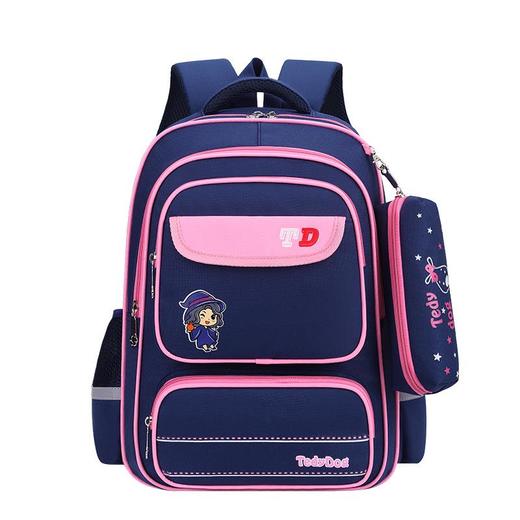 巴豆树小学生书包女孩1-6年级大容量防水男5减负双肩包女批发印字 商品图4