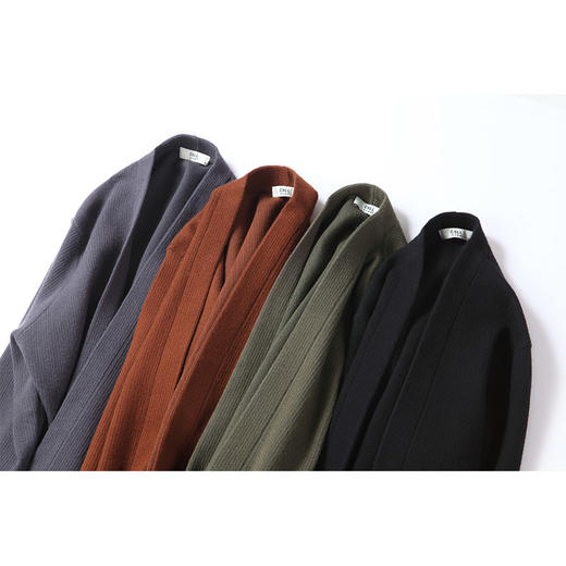 断码清仓男士开衫针织V领毛衣 商品图2