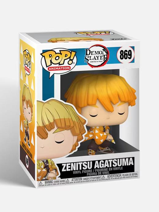 Funko POP! Demon Slayer- Zenitsu Agatsuma 日漫 鬼灭之刃POP公仔我妻善逸手办摆件 49012 商品图2