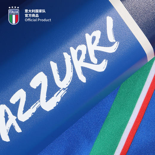 意大利国家队官方商品丨撞色便携保温保冷水杯304水壶足球迷蓝色 商品图4