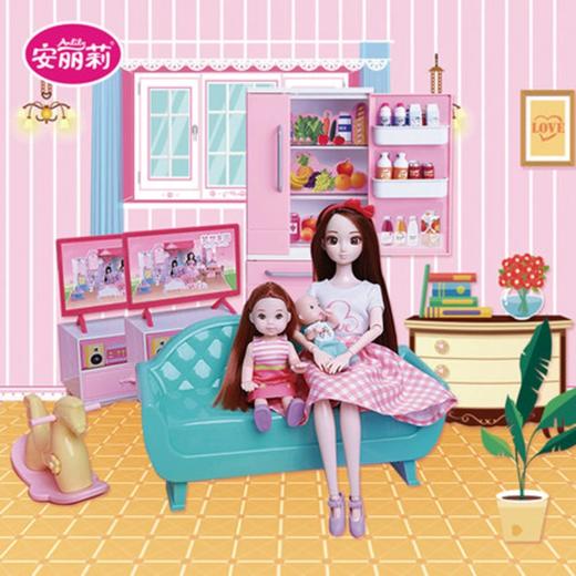 安丽莉公主幸福家园超大别墅房子套装仿真洋娃娃换装衣橱女孩玩具 商品图2