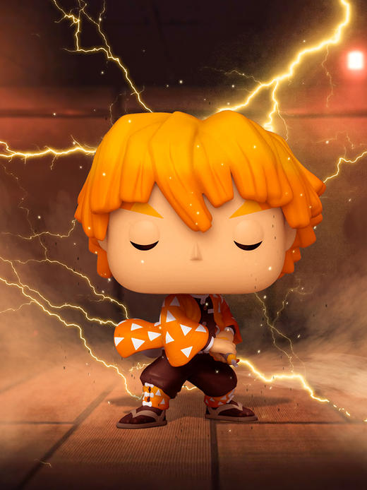 Funko POP! Demon Slayer- Zenitsu Agatsuma 日漫 鬼灭之刃POP公仔我妻善逸手办摆件 49012 商品图1
