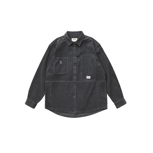 吃茶去chichaqu户外复古全棉灯芯绒衬衫 商品图1