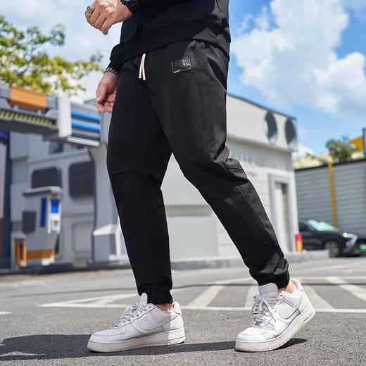 【新款DMH】大依优型大码收口潮款休闲裤加肥加大运动300斤长裤胖子裤子 商品图1