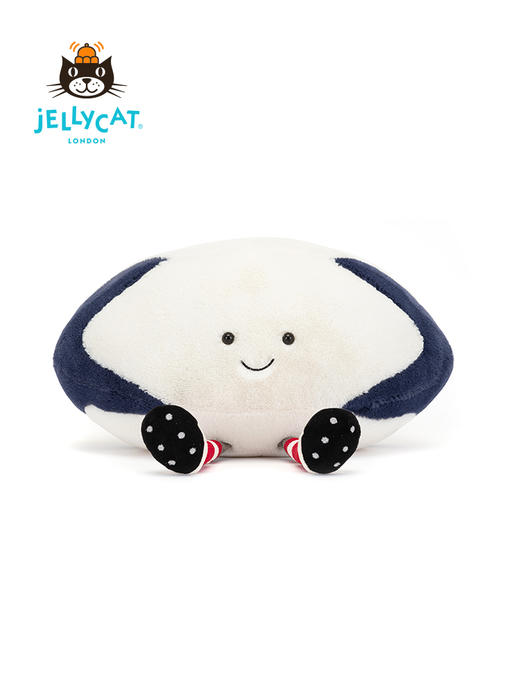 Jellycat 趣味运动橄榄球 18cm 商品图3