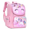 独角兽女生小学生减负儿童书包批发双肩包防水可印字一三到六年级 商品缩略图4