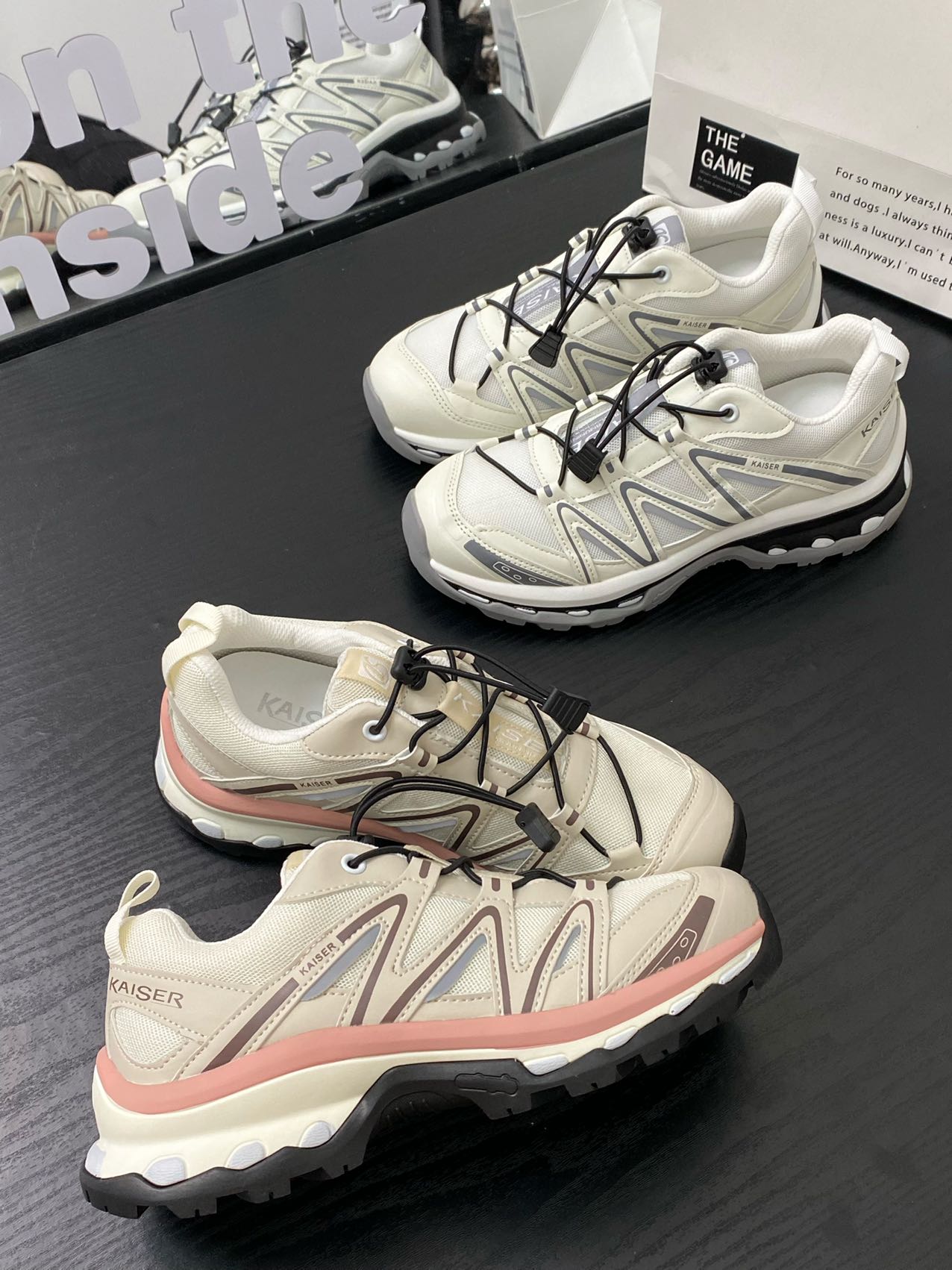 意大利凯撒KAISER超轻便户外厚底跑步鞋机能鞋登山鞋L8922