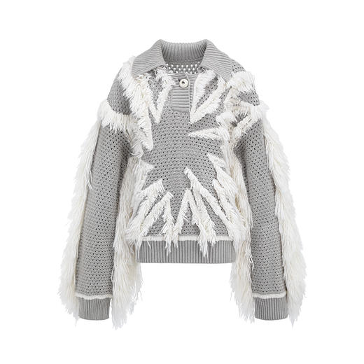 几何毛感毛衣——NAN KNITS秋冬新品 商品图0