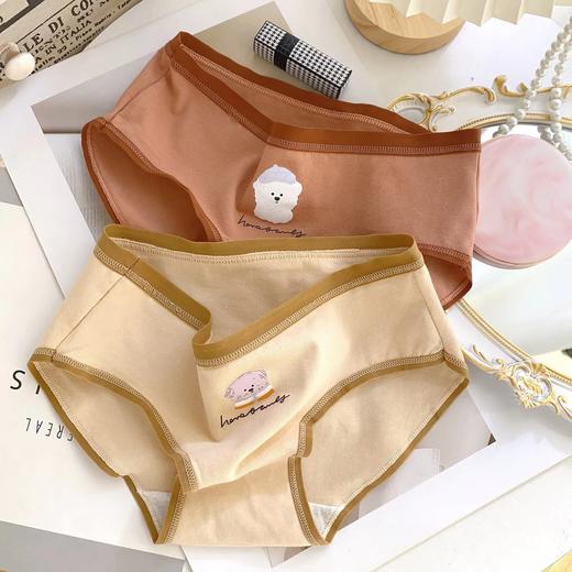（年后发货）（39/3条）【社群供M】可爱卡通少女内裤蕾丝边蝴蝶结小熊中腰内裤（下单后7天内发货） 商品图1