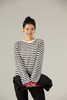 [必入单品] 噢蜜ooomeooo真丝羊毛条纹长袖针织衫 商品缩略图8