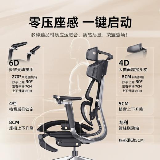 摩伽T3人体工学椅办公椅电脑椅家用舒适久坐护腰椅子工程学座椅 商品图3