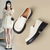 ZHR两穿式乐福鞋2023新款小皮鞋女圆头百搭单鞋透气显高ins潮 商品缩略图4