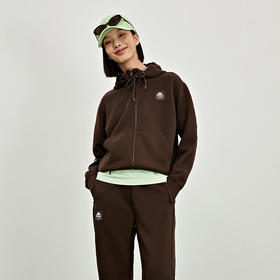 卡帕（Kappa）针织开身帽衫2023新款女运动连帽卫衣针织休闲夹克外套K0D62MK60