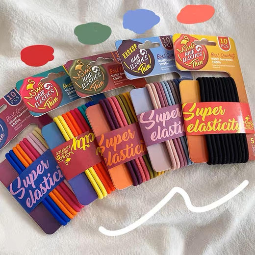 【家居百货】🔥~迪士尼发绳5件套/ins网红糖果色发绳50根~巨好看！小仙女小公主必备！ 商品图9