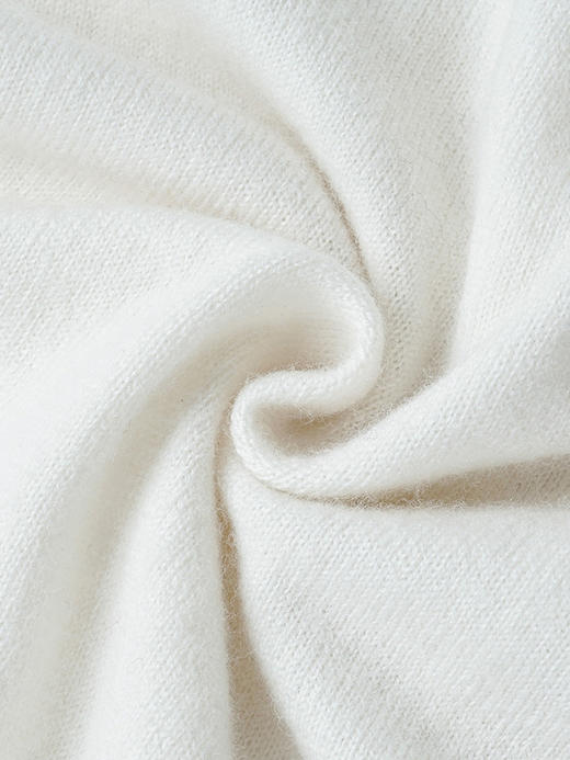 剩S/M/L/XL/XXL 米思阳2026春季新款100%羊毛针织套装修身软糯小香风毛衣开衫1862 商品图2