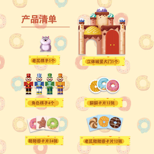 【集石桌游】站住！甜甜圈 商品图2