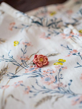 牧衣游 手工勾花胸针趣味文艺原创----- 花開【不支持会员折】