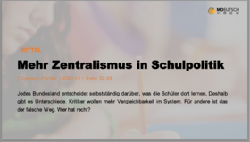 Zentralismus in Schulpolitik丨M