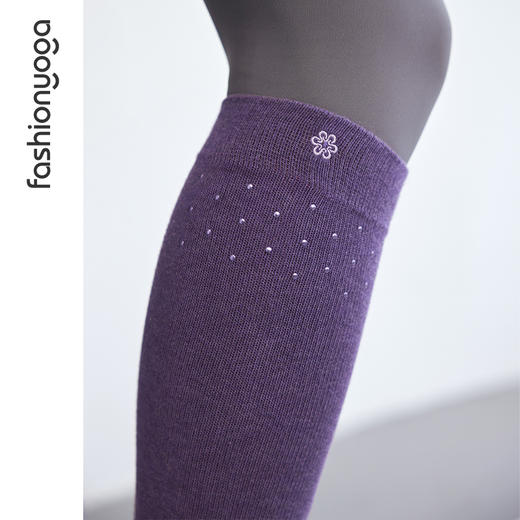 凡圣瑜伽花纱时尚长筒瑜伽袜 FW029 商品图14
