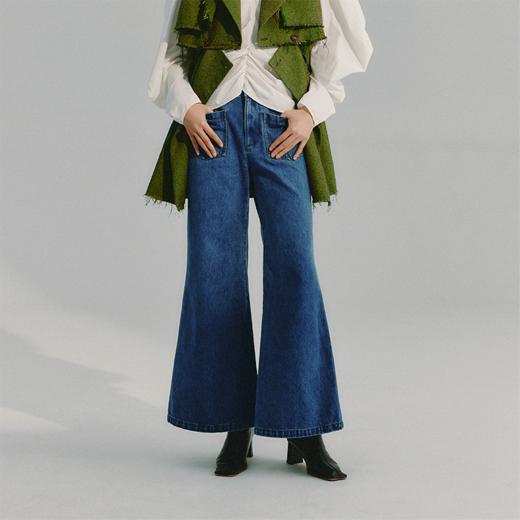 LIYIHAN 直筒喇叭牛仔裤 Y233K05950 商品图0