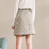 欧芮儿2020新款春装高腰显瘦格子半身裙女腰带A字裙短裙很仙气质 商品缩略图1