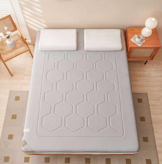 利路米新款免晒不闷垫高中 大学生竹炭乳胶清新厚床垫 厚度约6CM 商品图1