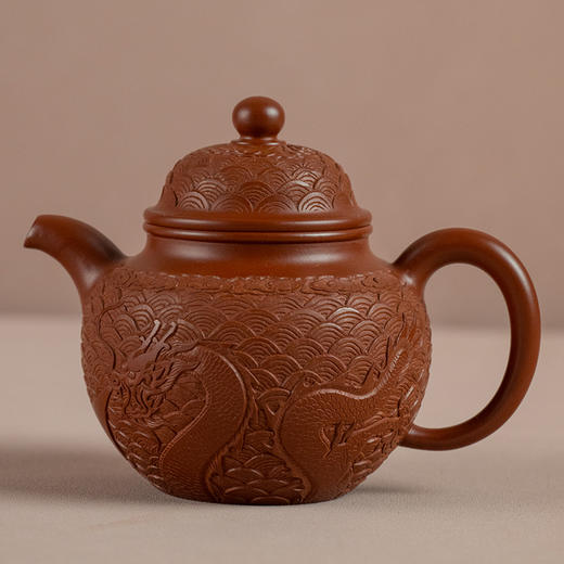 吴芳娣 《龙纹掇只壶》 正高级工艺美术师 商品图0