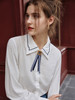 【欧芮儿衬衫女2022秋季新款长袖休闲薄款白色法式设计感小众上衣 商品缩略图2