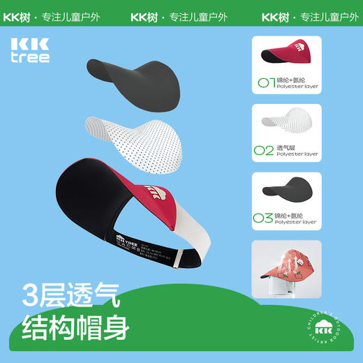 KK树儿童空顶棒球帽防晒帽 商品图4