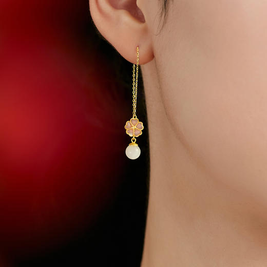 樱花系列 和田白玉首饰 商品图1